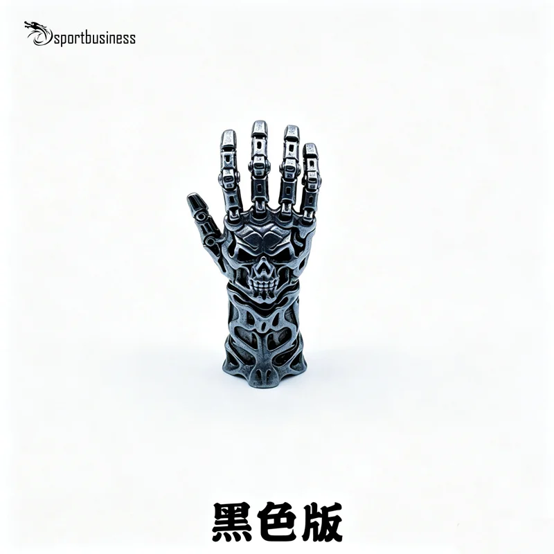 Skull Mechanical Hand Brass Knife Beads EDC DIY Paracord Woven Bracelet Lanyard Pendant Accessories Outdoor Tool Hangings Charms