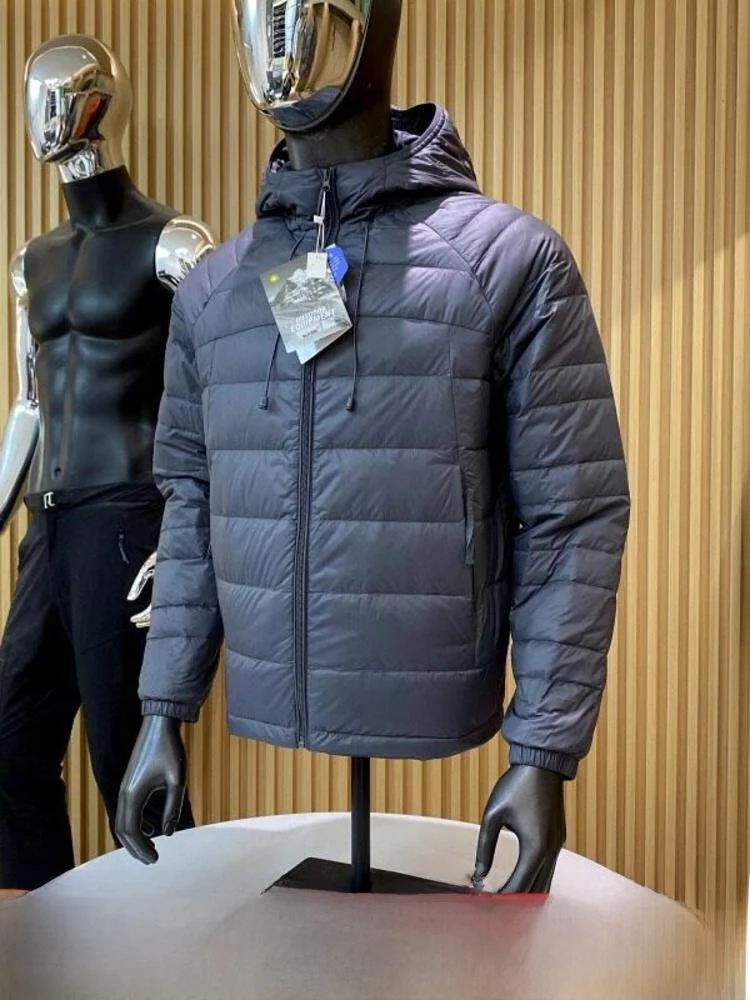 

Outdoor Lightweight down Jacket Men's Women's Warmth Waterproof Winter Fashion Zipper Design Nylon Fabric Casual Style