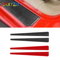 For Chevrolet Corvette C5 1998-2004 Car Entry Guard Door Sill Welcome Pedal Sticker Carbon Fiber Sticker Car Styling