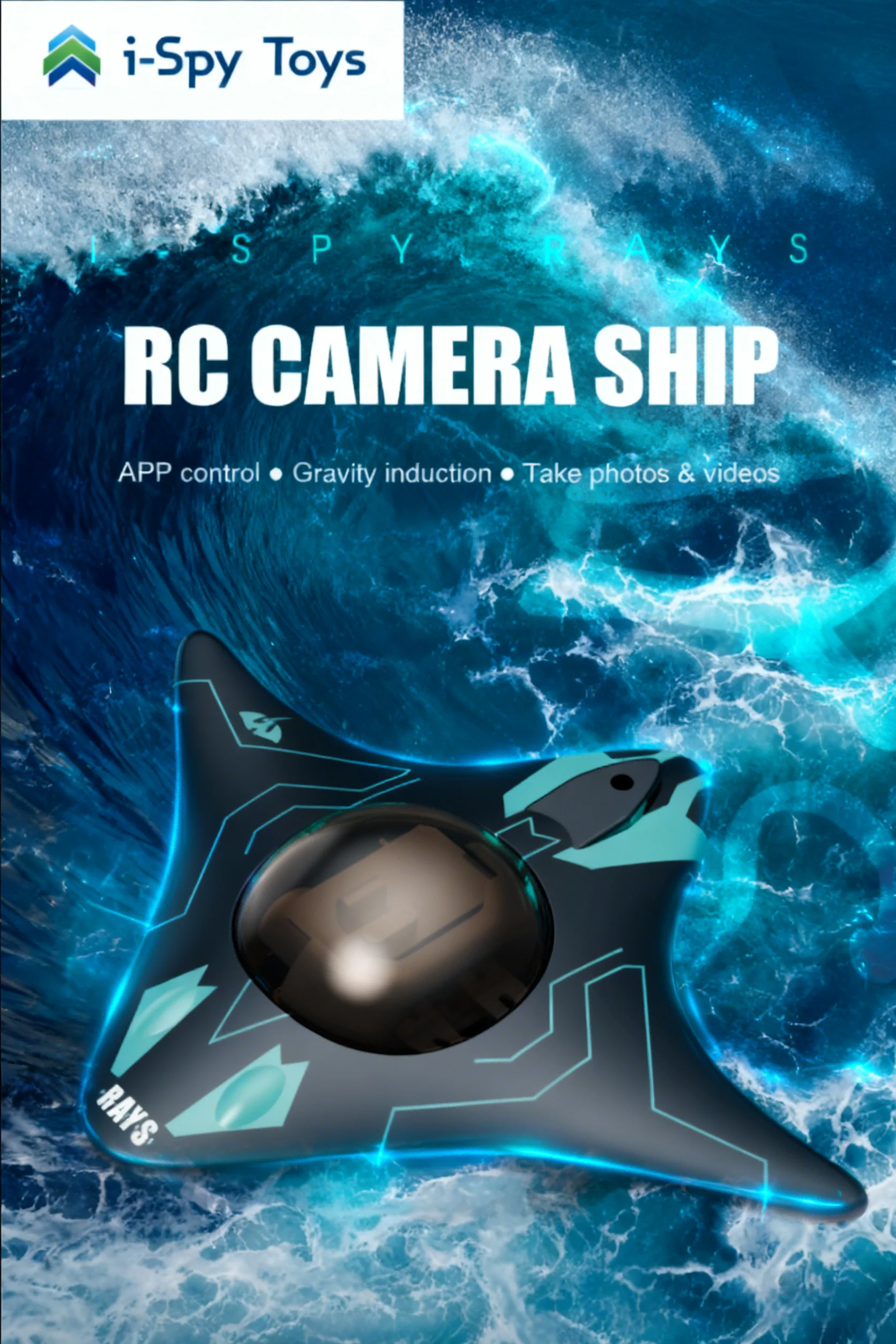 2025 nouveau Mini caméra sous-marine RC bateau WiFi télécommande Six axes Transmission en temps réel sous avec fonction Photo