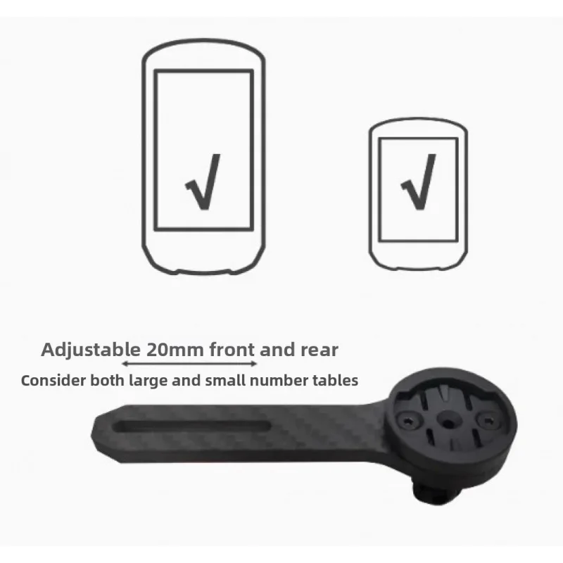 1PC for CERVELO S5 2019-2025 AB08/HB19 Ultralight Carbon Bike Computer Mount for GOPRO Garmin Wahoo Bryton Giant IGPS view 3