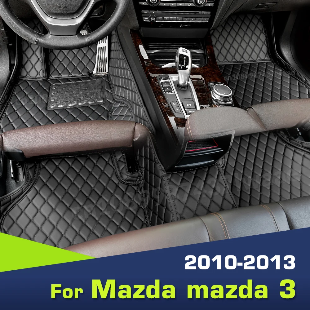 

Автомобильные коврики для Mazda 3 2010 2011 2012 2013, изготовленные на заказ автомобильные подушечки для ног, автомобильный ковер, аксессуары для интерьера