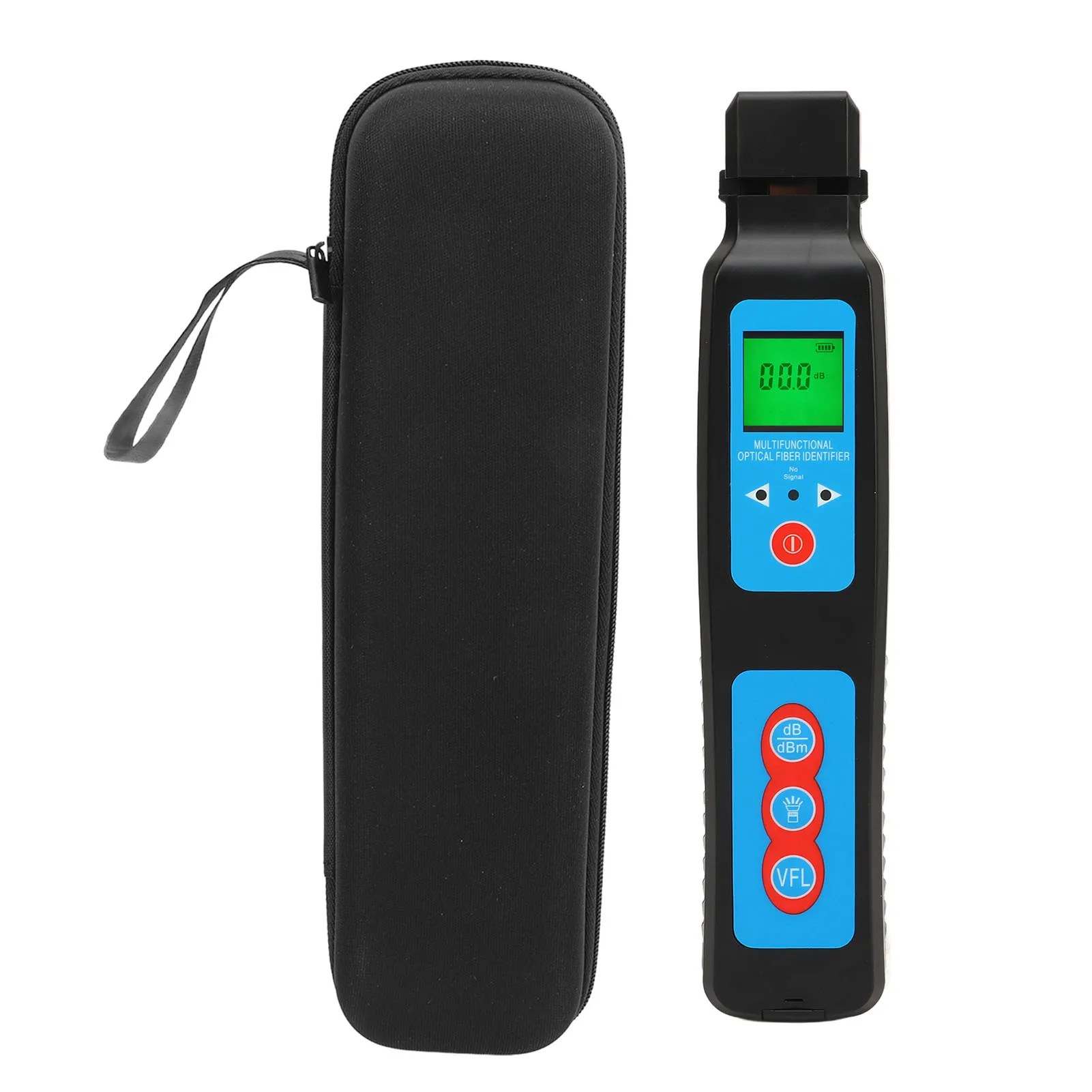 Digital Optical Fiber Identifier 800‑1700nm VFL Red Light Visual Fault Locator 10km 270Hz 1KHz 2KHz Optic Fiber Tester