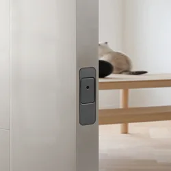 Invisible Magnetic Latch Wooden Door Entry Door Hidden Latch Double Door Mute Automatic Deadbolt