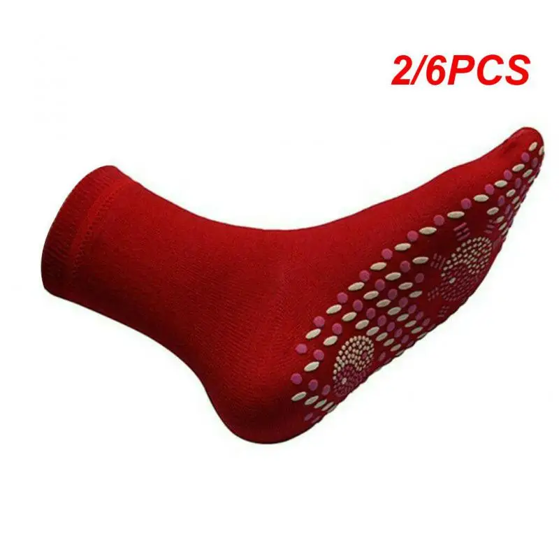 2/6PCS Magnetic Therapy Reduce Fatigue Relieves Stress Improve Blood Circulation Socks Heated Revolutionary Comfortable