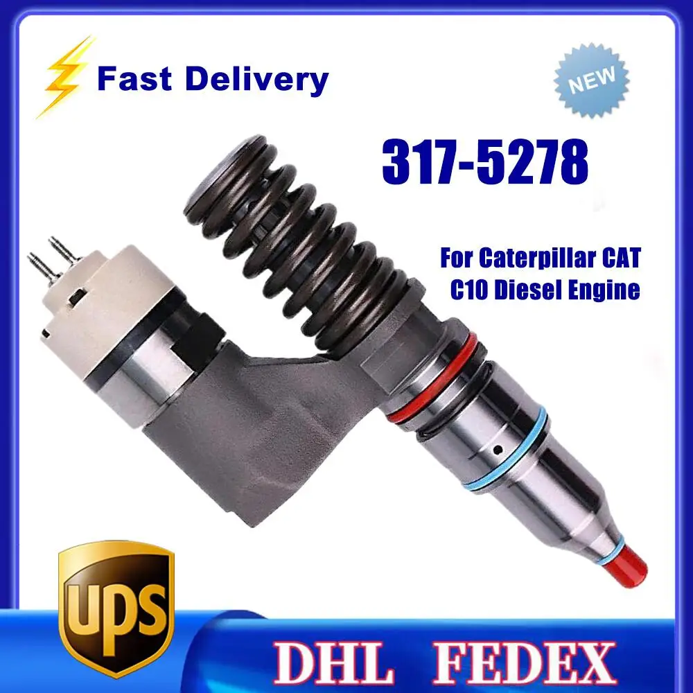 

317-5278 Fuel Injector 20R-0055 fr Caterpillar CAT C10 C11 C12 C13 Diesel Engine