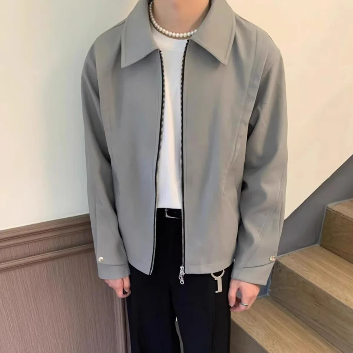 

Jacket Coats Men'S Sheepskin White Summer Island Beach Gulf Lightweight Breathable Vacation Resort Tropical Coastal Tourism Cool