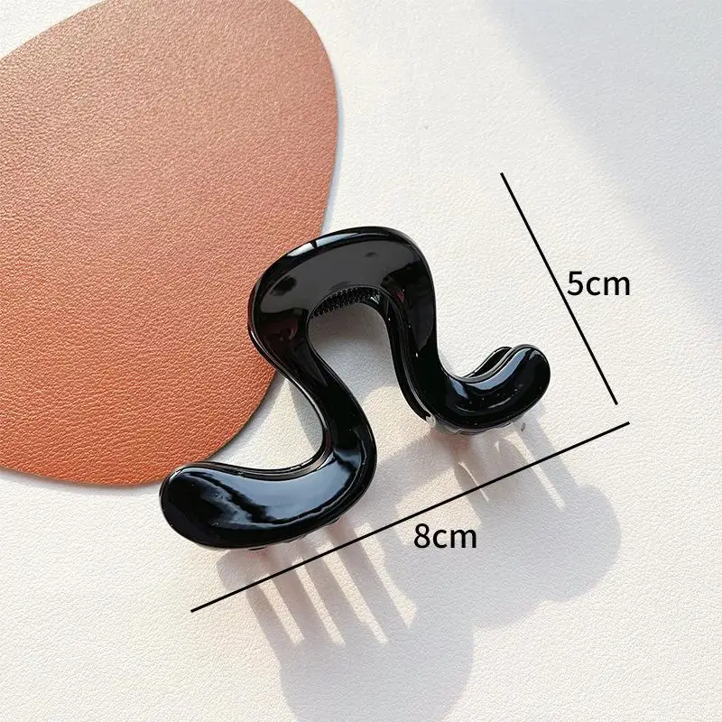 New Elegant Women Hair Clips Premium Hairpin Back Head Accessories Simple Irregular Hair Catch 2026 Fashion Hair Accessories image 2