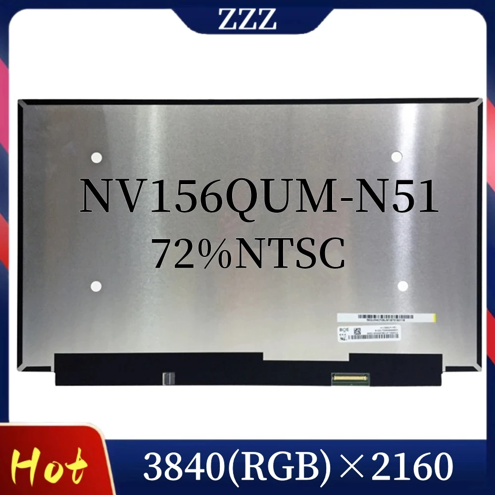 

NV156QUM-N51 15.6'' Slim Led Lcd screen Display 4K IPS 3840*2160 EDP 40 Pins