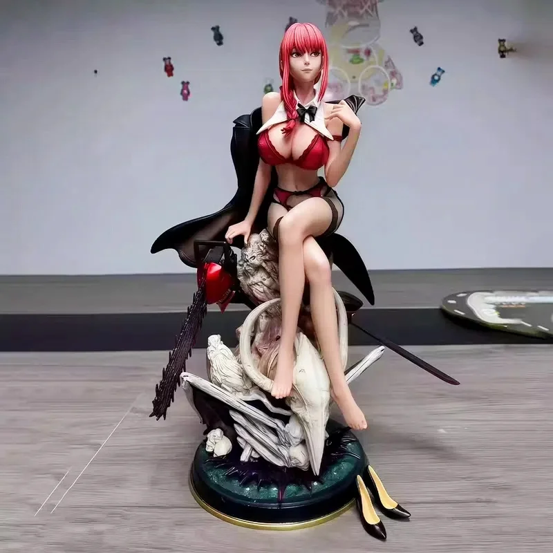 شخصية أنيمي بالمنشار رجل ماكيما - لعبة مجسمة قابلة للجمع لزينة سطح المكتب هدية مثالية لجميع الأعمار #5