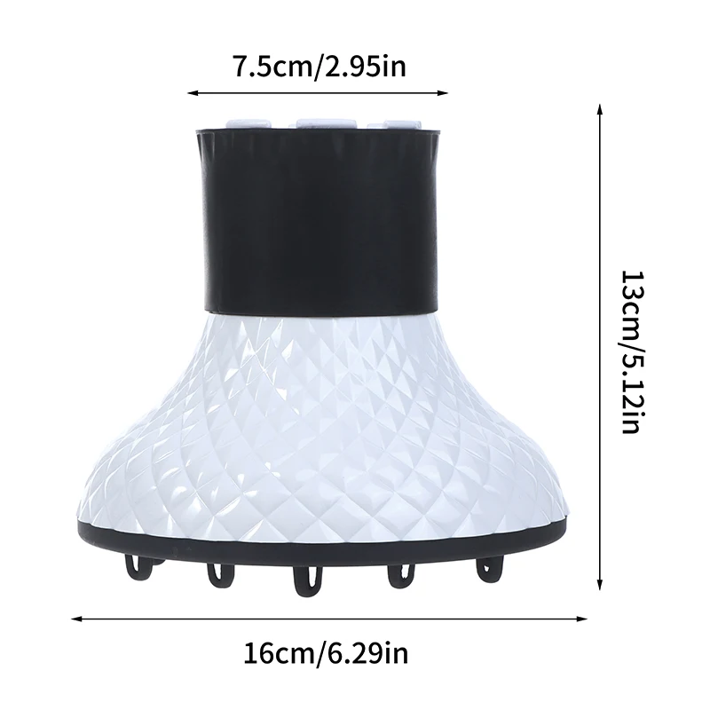 Universal Hair Dryer Diffuser For Curly Wavy Hair Blow Dryer Attachment For Dryer Nozzle Dry Hair Evenly Hair Care Tool
