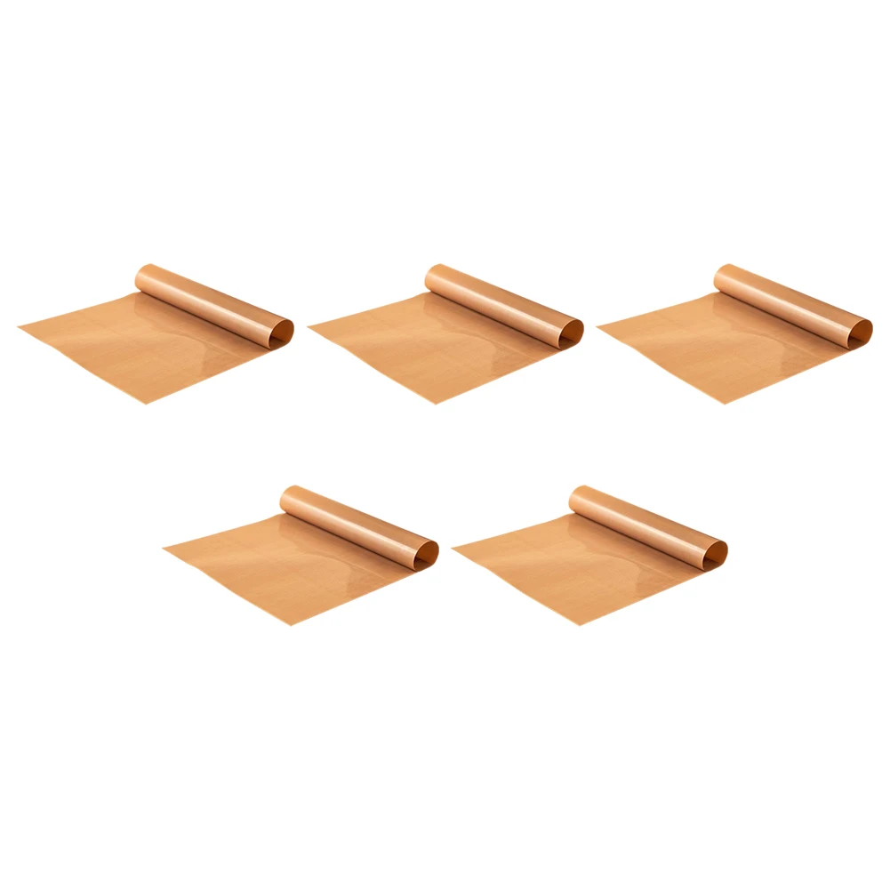 5 pcs Reusable Baking Foil for Oven Grill Microwave Rice Cooker Dishwasher Safe Heat Resistant Up to 260 C PTFE Non Sticky Liner