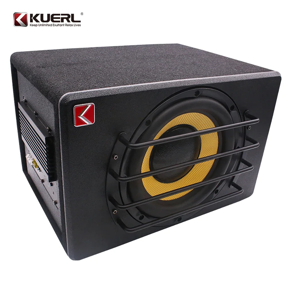 New Product High Power Car Audio Subwoofer Double Magnet Double Coil 12V 10 Inch Active Car Audio Speaker Subwoofer