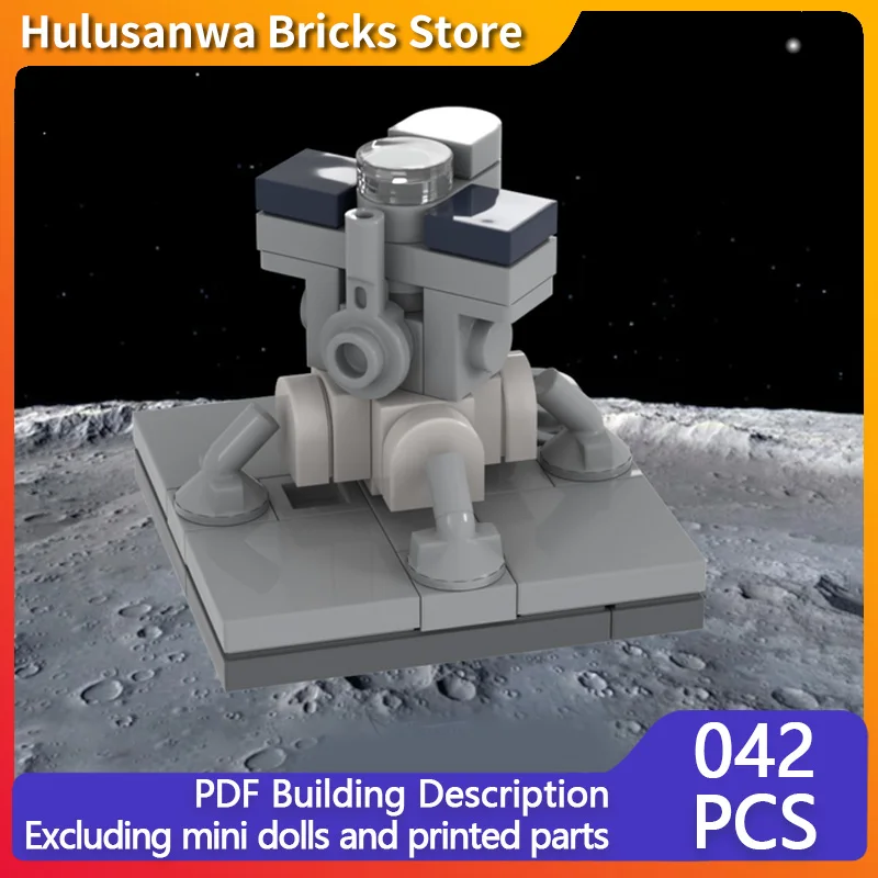 

E-8 Based Lunar Observatory Model MOC Building Bricks War Equipment Modular Technology Gifts Holiday Assemble Children Toys Suit