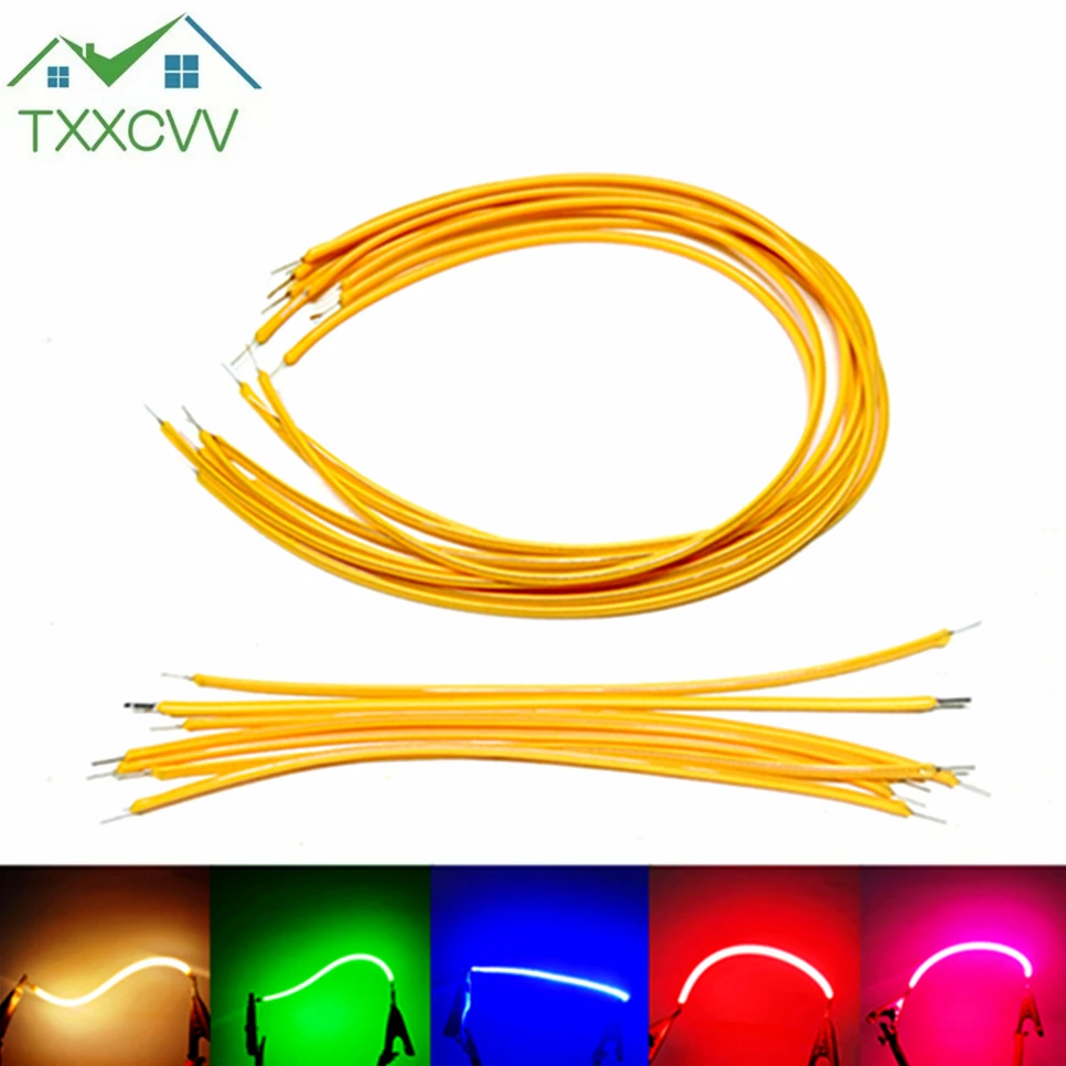 cob led filamento flexivel retro edison bulb pecas da lampada diodo lighting strip decoracao festival 60 mm 95 mm 80 mm 130 mm 10 pcs 3v 01