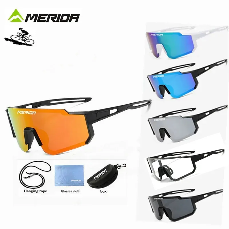 MERIDR 26 New Giant Riding Glasses UV400 Protective Anti Fog Sports Sunglasses for Men and Women, Hiking and Camping Sunglasses