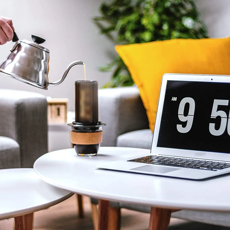 A83X-1050 قطعة مرشحات ورقية بديلة ماكينة صنع القهوة المستديرة يمكن التخلص منها لقهوة Aerobie Aeropress والإسبريسو