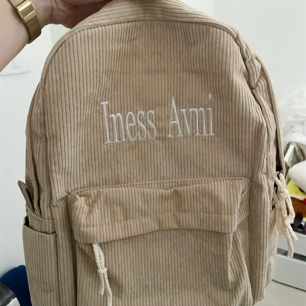 Personalized Kids Backpack with Name, Toddler Trolley Bag, Snack Bag - Solid Color 2