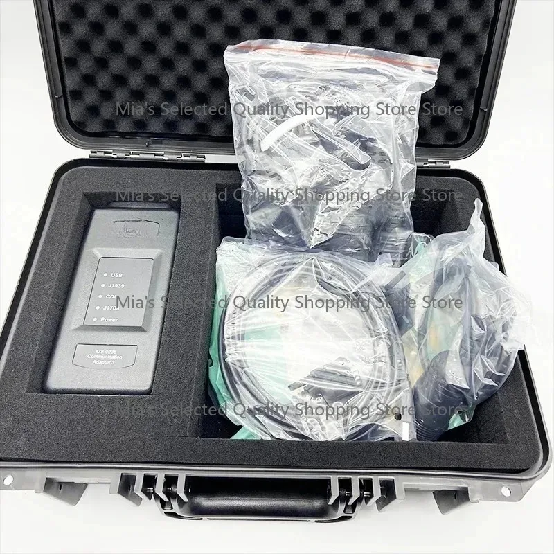 Heavy Equipment Diagnostic Tool 478-0235 ET4 Communication Adapter Group with 317-7485 Cable 9 Pin +14 for Efficient