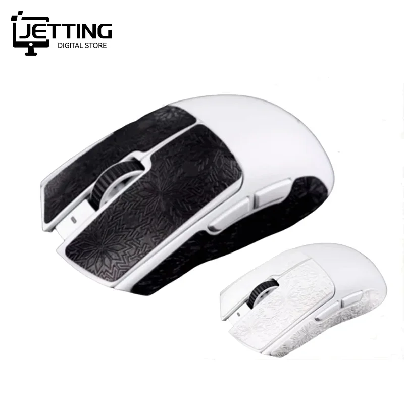 1 Juego de pegatinas antideslizantes para ratón ultravioleta para VIPER V3 PRO, cinta antisudor antideslizante, parche antisudor con textura de copo de nieve ultrafino