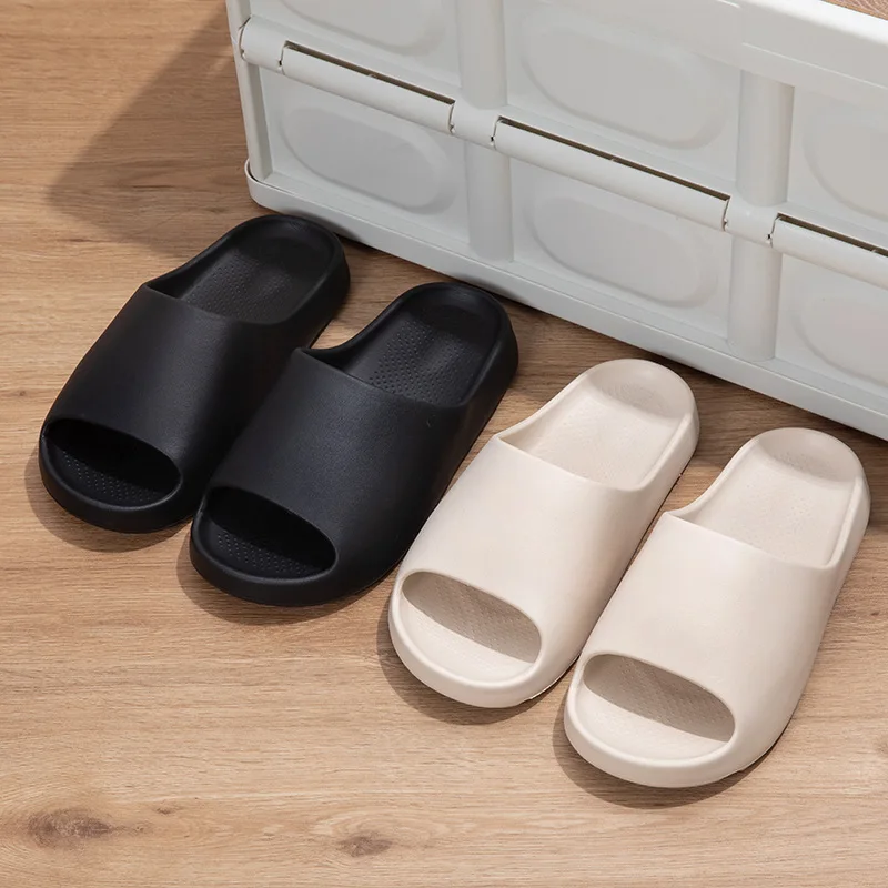 

Летние тапочки для мужчин и женщин, мягкие домашние шлепанцы из ЭВА, брендовые сандалии, пляжная обувь, мужские шлепанцы, вьетнамки