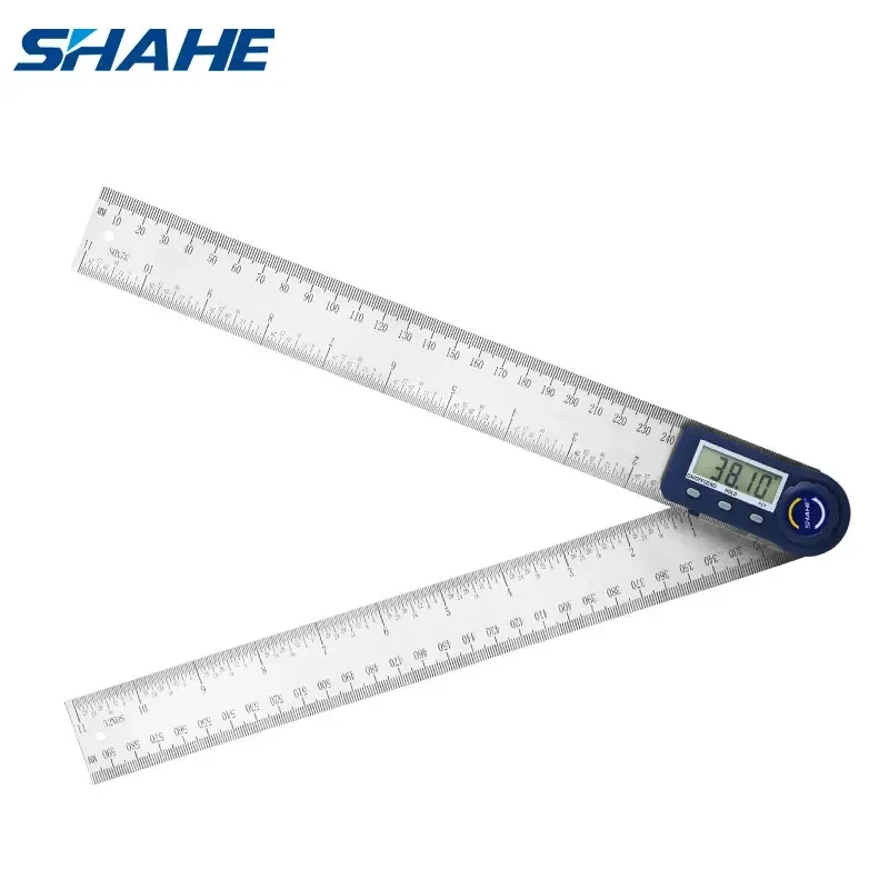 

Shahe 300mm Angle Ruler Digital Electron Goniometer Stainless Steel Angle Finder Meter Protractor Inclinometer Angle Gauge