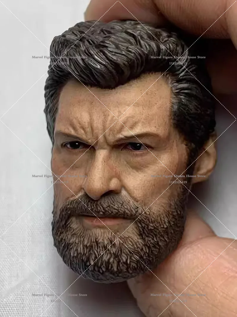 5 Types 1/6 Scale PVC Men Solider Wolverine Hugh Jackman Head Sculpt Carving Fit 12-inch Male Soldier Action Figure Body