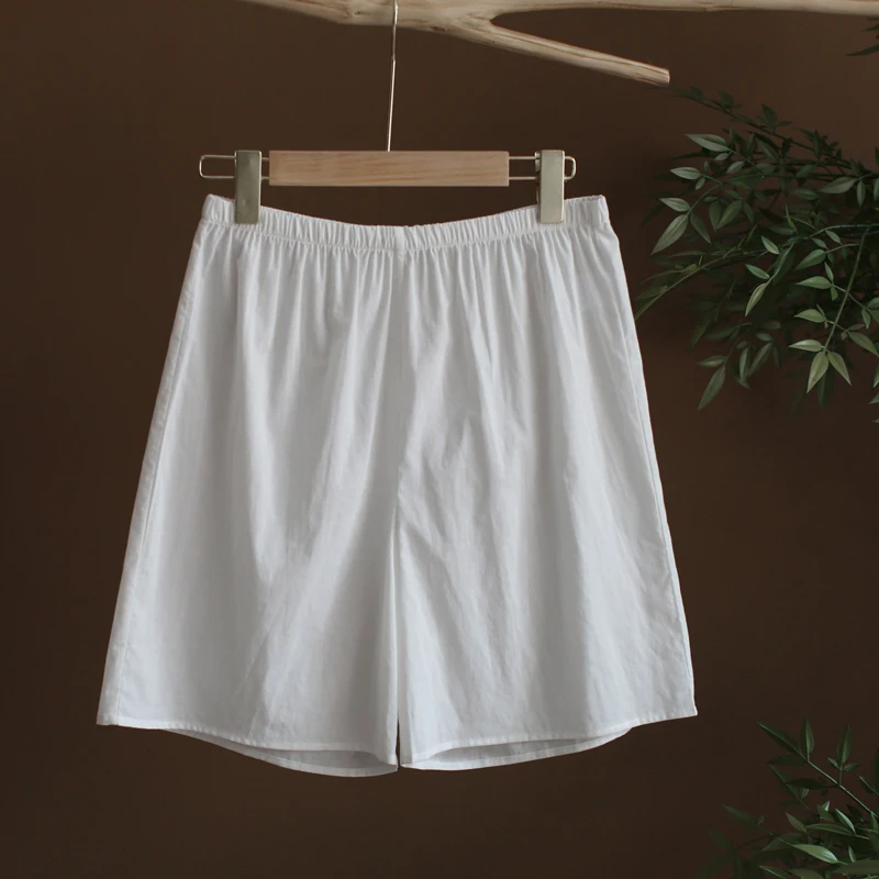 High-End Summer 60-Strand Thin Cotton Safety Pants Women's Loose Fit Pure Cotton Underwear Shorts Base Layer Trousers
