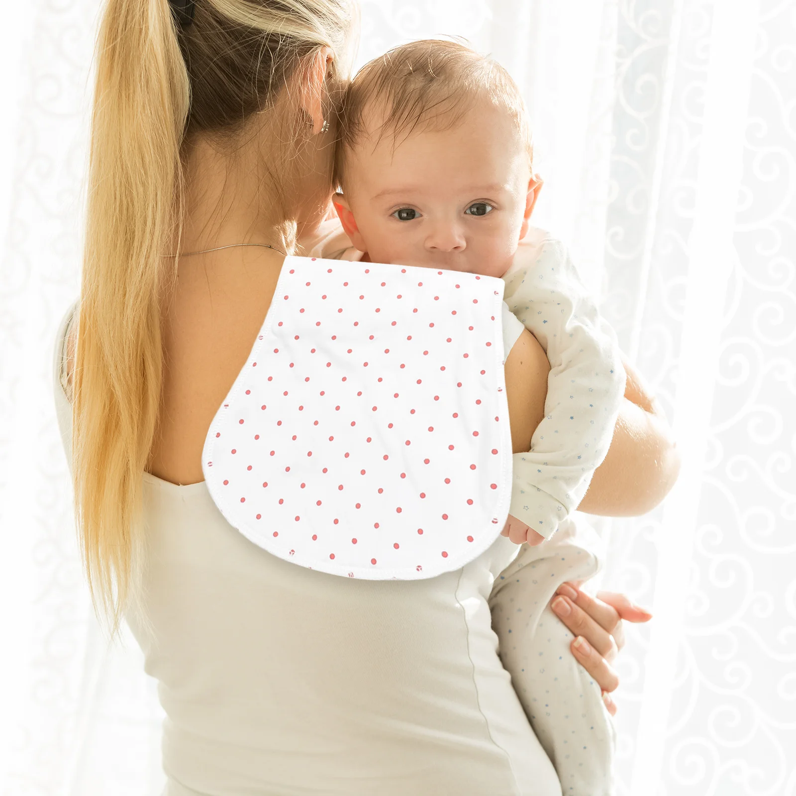 3 szt. Śliniaków bawełnianych wielokrotnego użytku, małe, regulowane śliniaki do jedzenia dla dzieci, uniwersalne, nadające się do prania, śliniaki do posiłków, ozdobne ochraniacze na ubrania