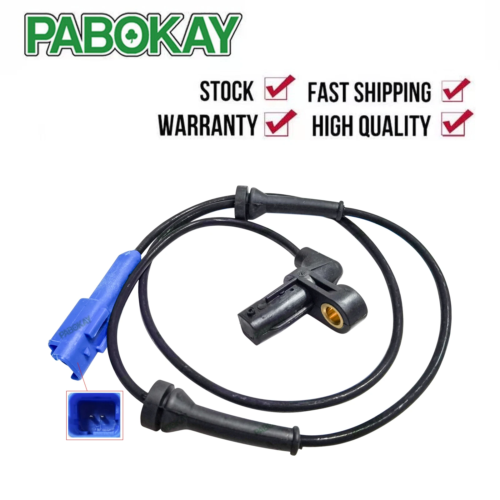 

New Front ABS Wheel Speed Sensor For PEUGEOT 206 CC SW 1.1 1.4 1.6 2.0 9661738680 454599 4545F4 4545.99 4545.F4 70660512