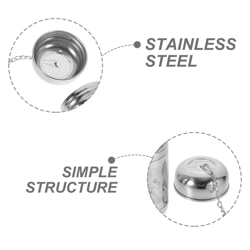

Seasoning Ball Stainless Steel Multi-Function Tea Filter Spice Cooking Infuser Soup Strainer Pot Stewed Aromatic Tea