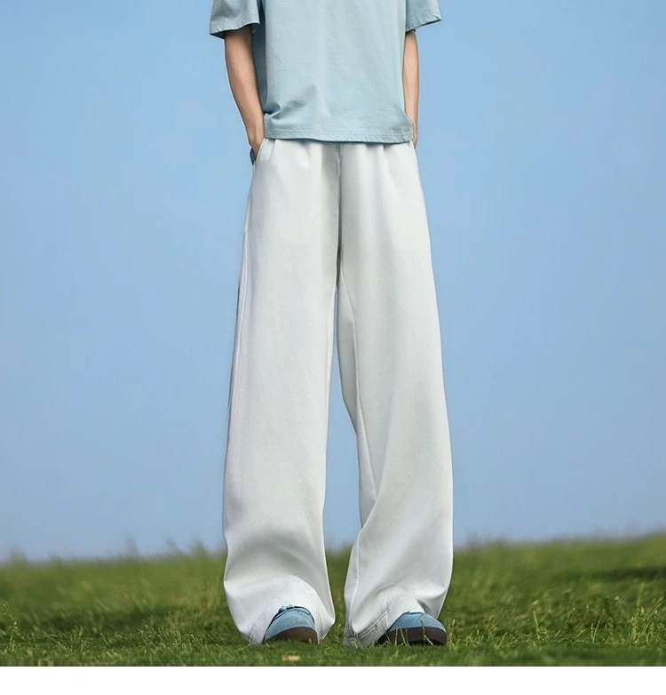 

Модные брендовые молодежные спортивные спортивные штаны, мужские осенние американские тонкие свободные широкие брюки, повседневные брюки