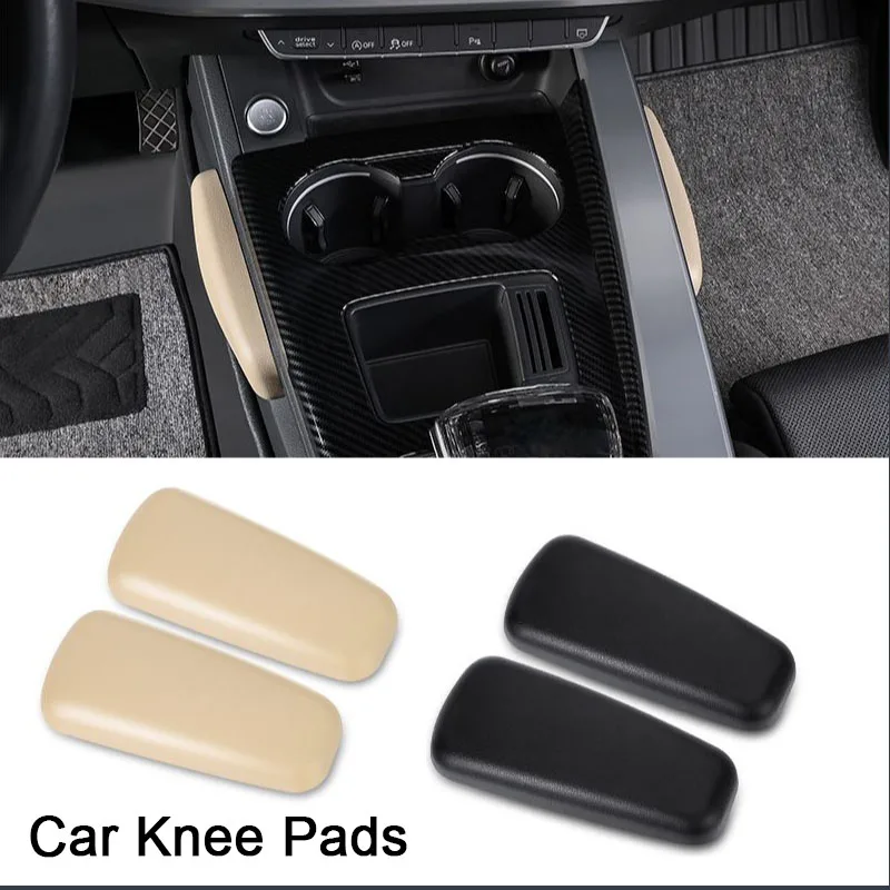 1/2 PCS Car Rotective Pads Car Leg Rests Knee Pads Car Door Control Leg Pads Universal Foot Pads Auto Interior Pillow Armrest