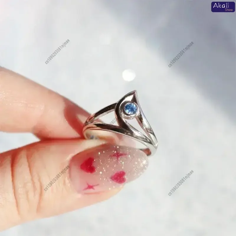 Valorant Jett Sage Ring and Dagger Necklace Set Cosplay Jewelry Pendant Anime Game Accessories Gift for Fans