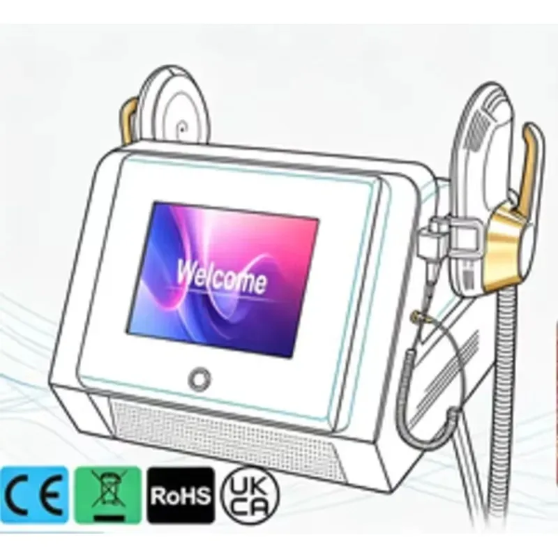 2 Handles HIEMT Machine Non-invasive Muscle Building Reduction Body Shaping Equipment for Spa Salon