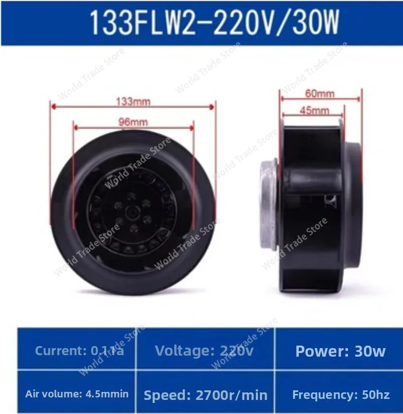 

133 flw2 / FLW3 eddy current turbine centrifugal fan, air purification