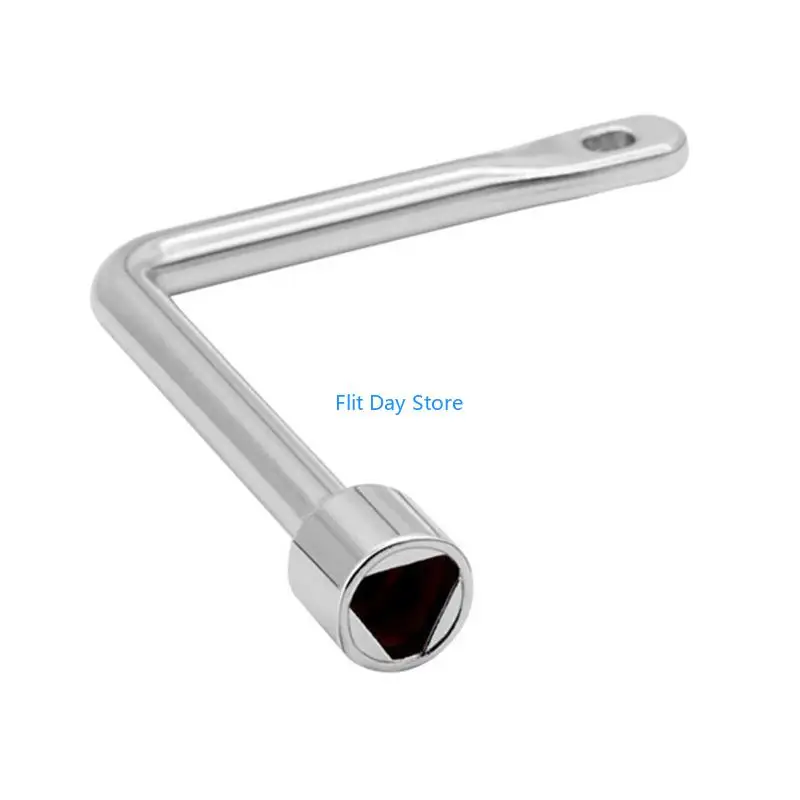 

F92C Multi-Functional Utility Plumbers Tool Triangle Cabinet Spanners Socket for Radiators Electric Elevator