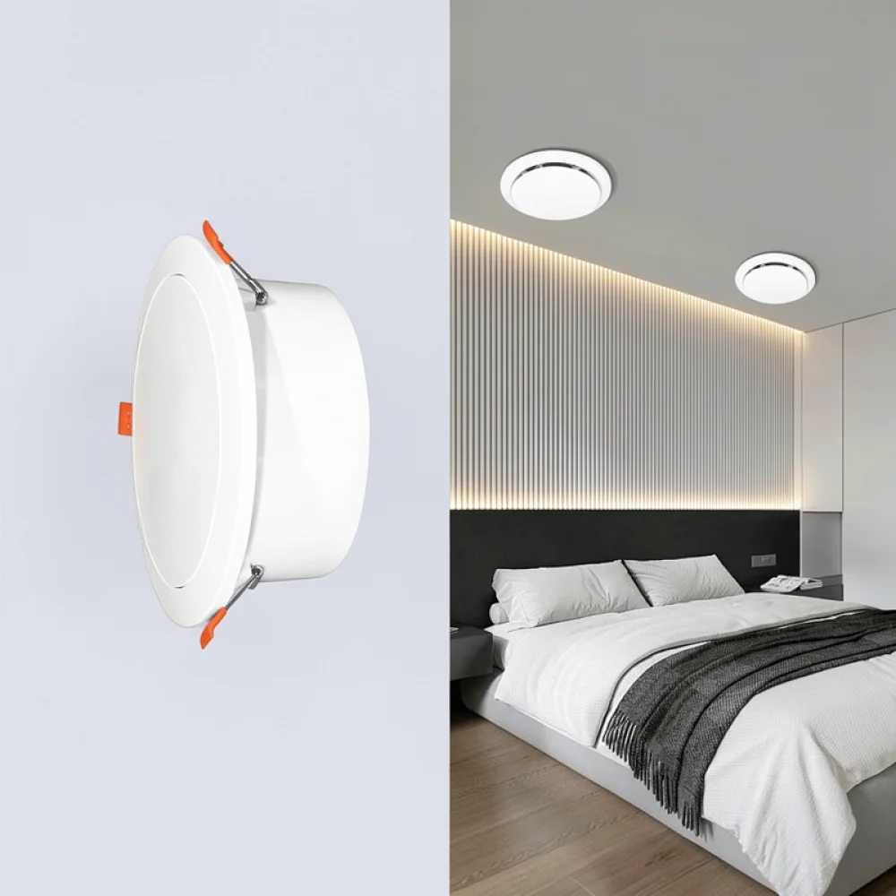 Ventilation Duct Grille Round Air Vent Cover Abs Spring Clip For Muye Indoor Exhaust System Airflow Diffuser Outlet