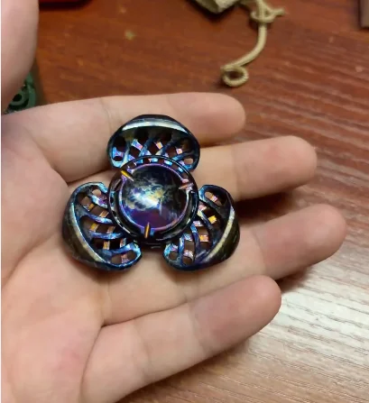Zack Storm Titanium Small Turbine EDC Metal Depression Toy