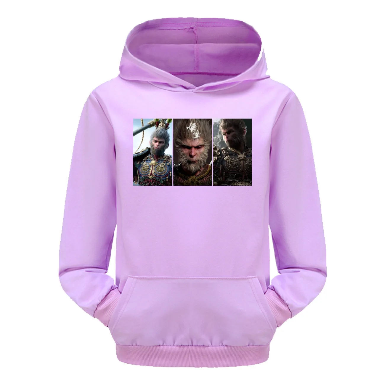 Black Myth Wukong Game Hoodie Kids Sweatshirt Clothes Boys Long Sleeve Pullover Toddler Girls Hooded Coat Children Outerwear