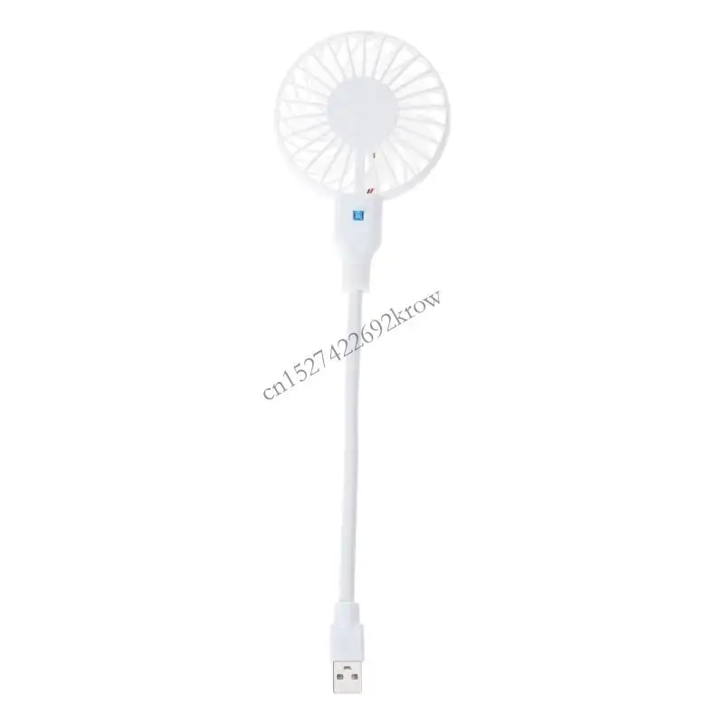 

USB Desk Fan Adjustable Bendable Neck Designing 1 Speed Quiet Motor for Home Office Outdoor Use 5V Input