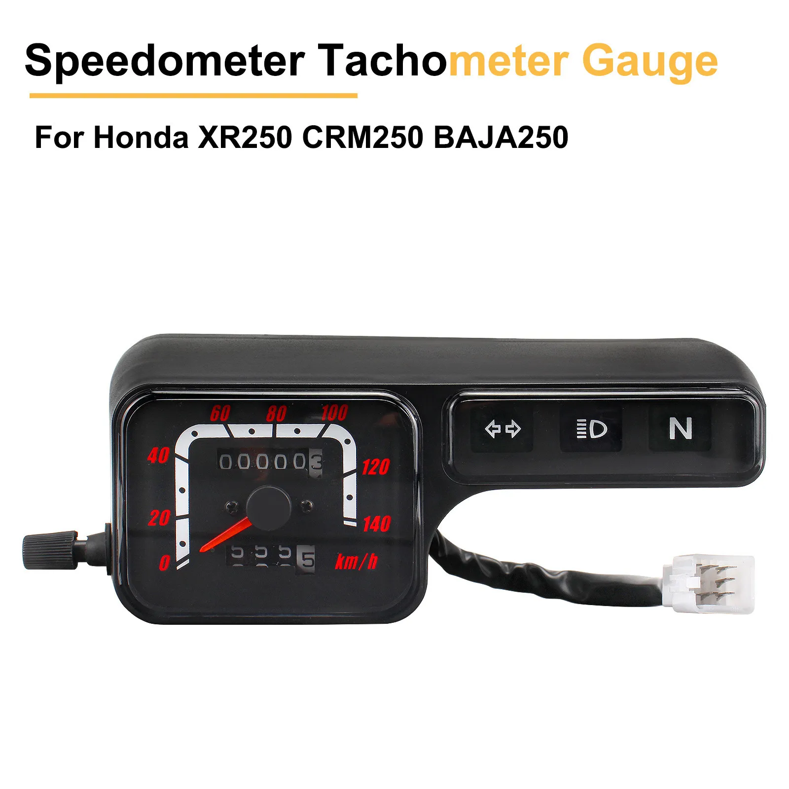 

1 Set Motorcycle Speedometer Tachometer For Honda XR250 XR 250 CRM250 CR M250 BAJA250 BAJA 250 Instrument Odometer Gauge