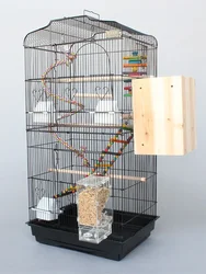 Parrot Cage Luxury Large Bird Cage Starling Cage Large Metal Peony Wren Breeding Nest Iron Large Bird Pigeon Supplies