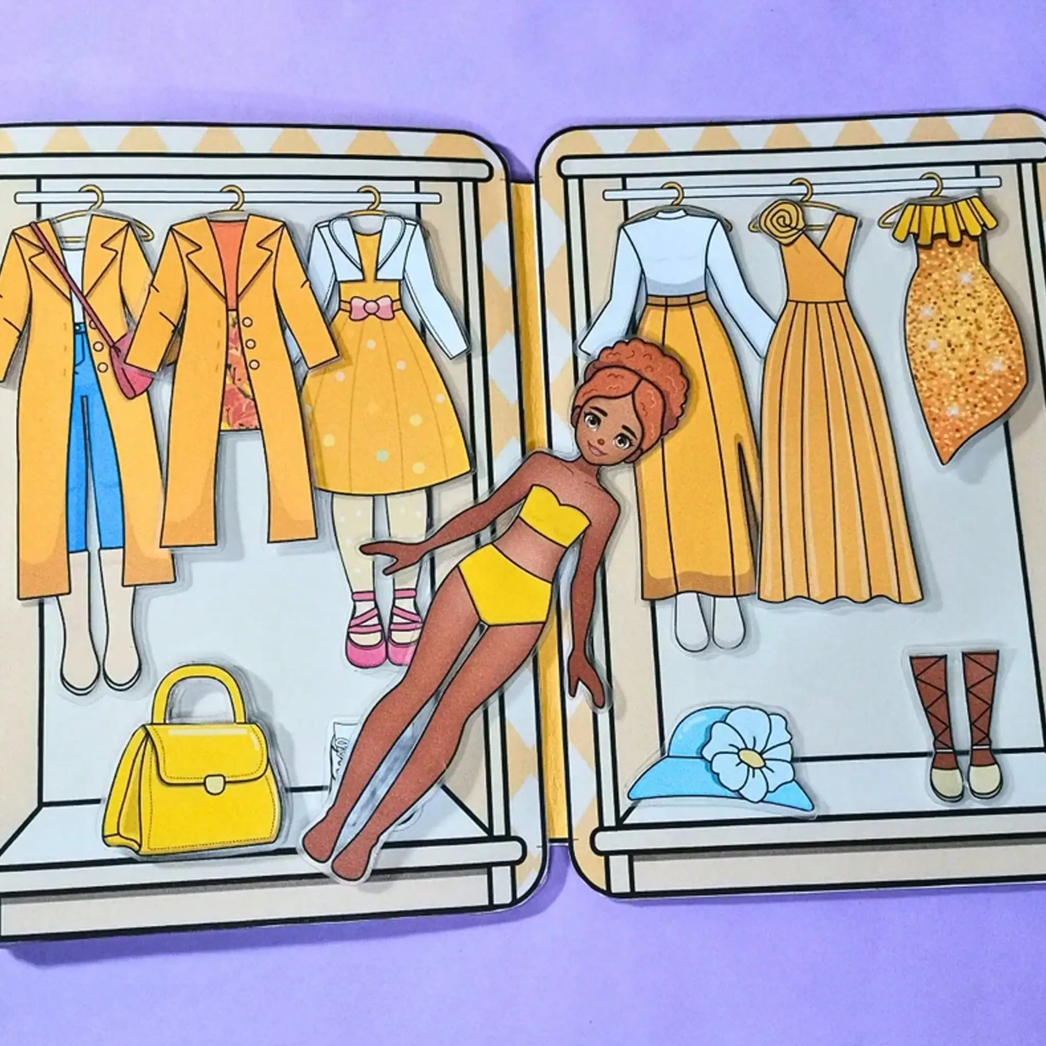 Yellow Dress Girl Tea Party Th - đánh giá và giá Art Craft 3 Year Old