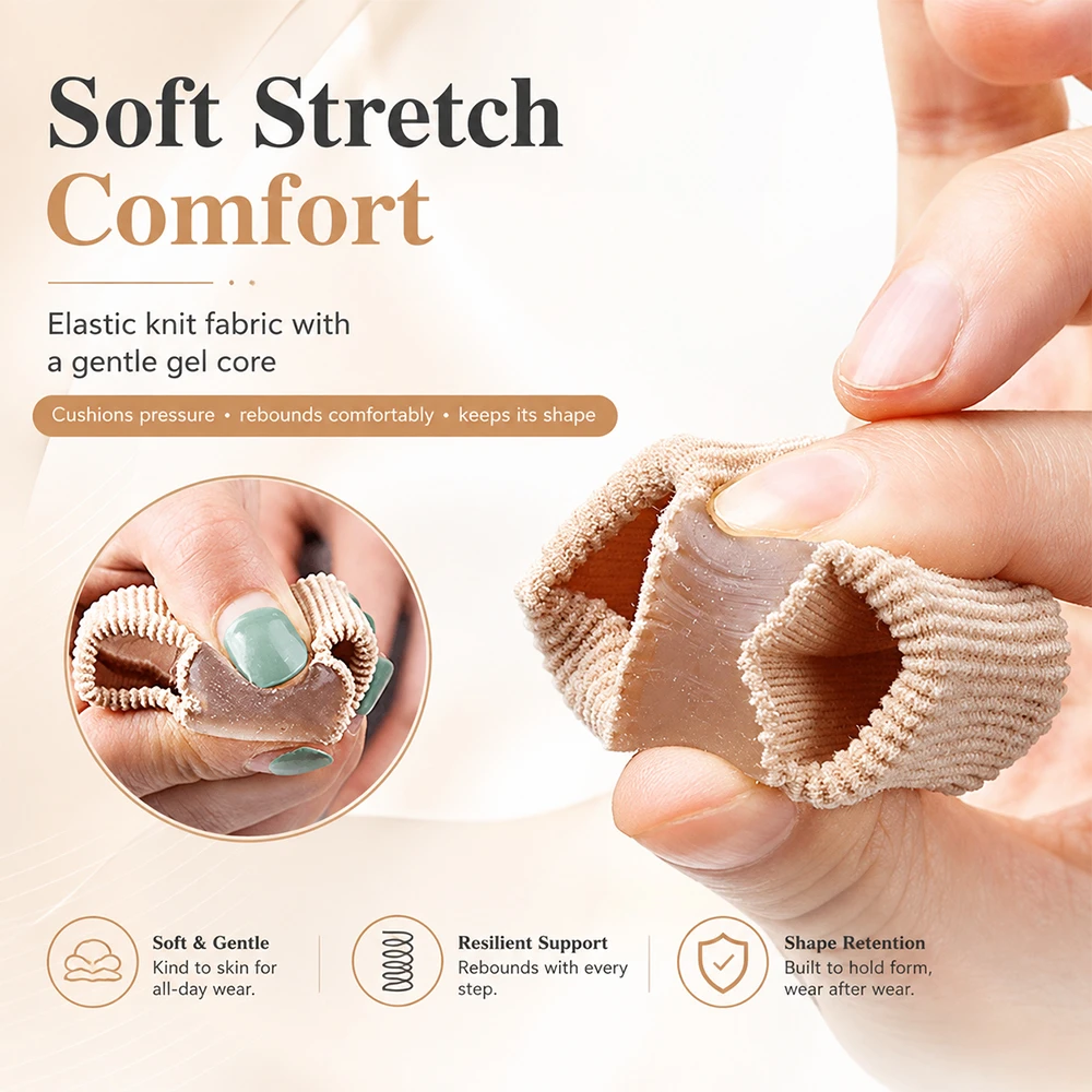 Bunion Corrector Two Toe Separator Hallux Valgus Orthotics Feet Bone Adjuster Thumb Straightener Foot Care Support Tool KOTLIKOF