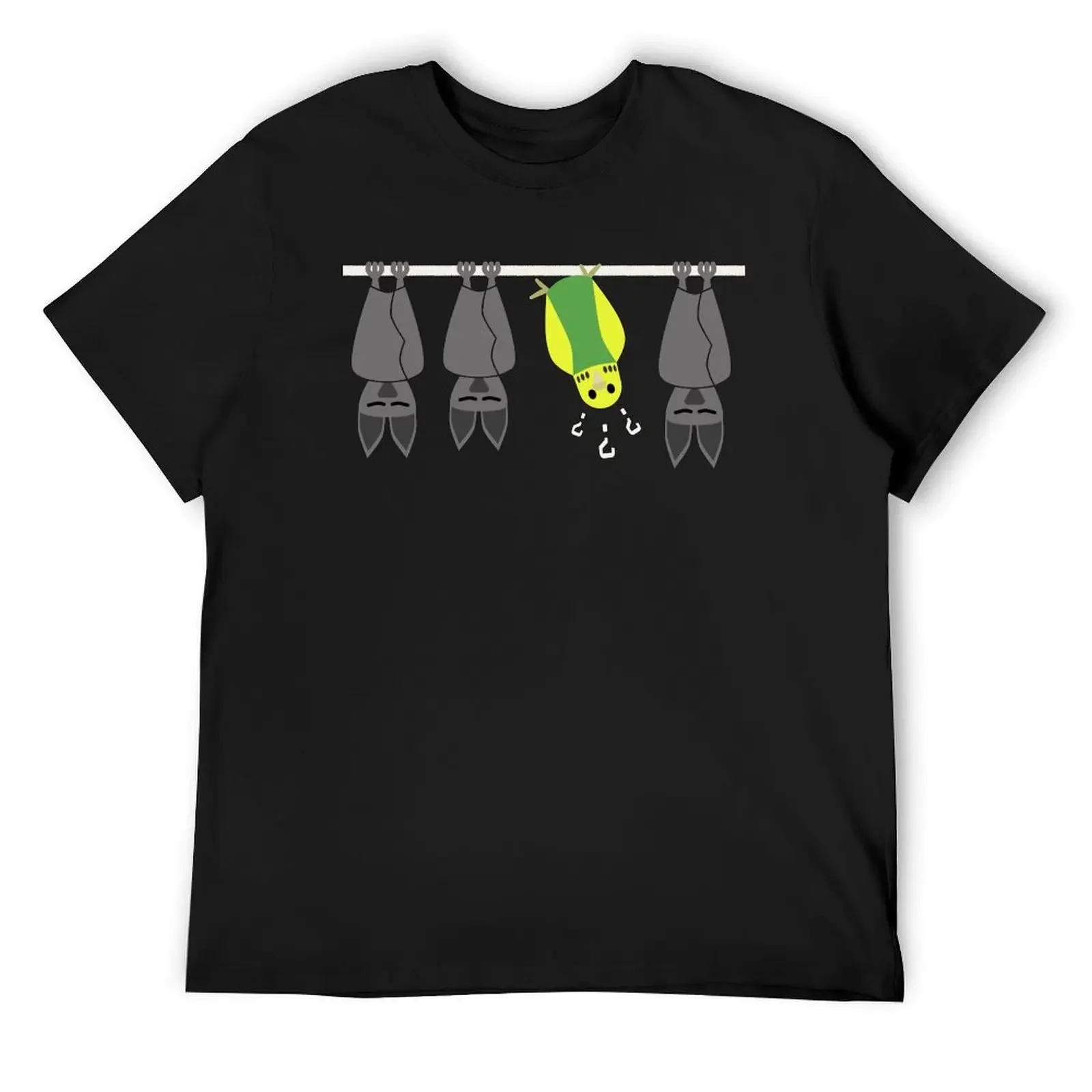 Budgie and bat, green T-Shirt new edition tees mens graphic t-shirts