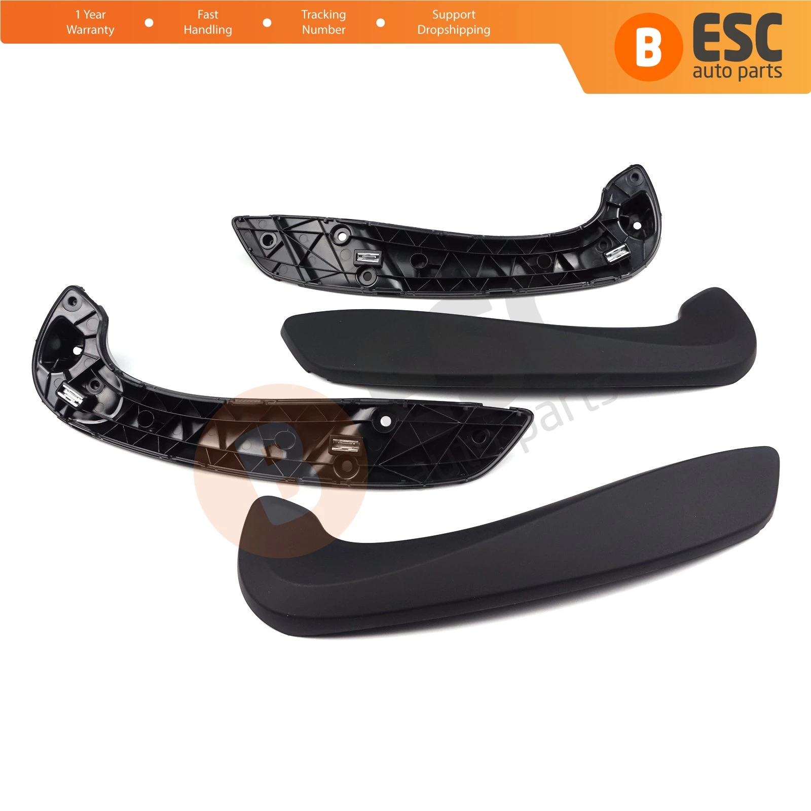 

EDP1153 Front Inner Door Handle Grip Hold Black Color Left and Right 809540001R for Renault Megane MK3 2008-16 Fluence 2009-15