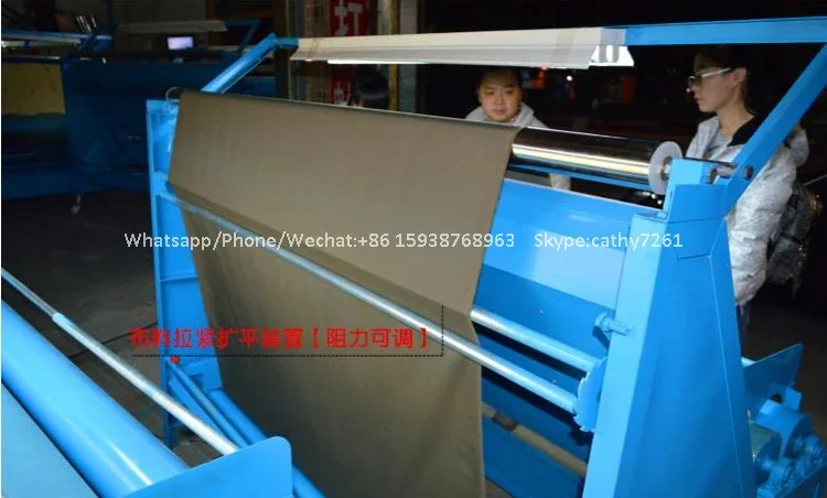 Textile Finishing Rolling Machine Automatic Fabric Inspection Cloth Roller Machine