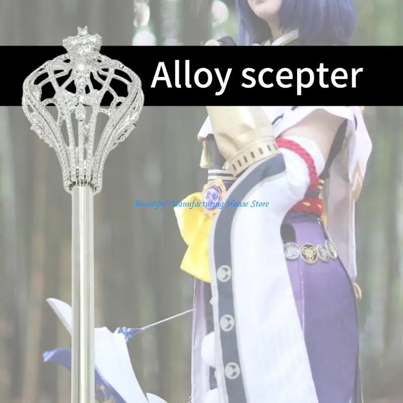 Picture 4: E56A Multi Scene Queen Scepter With Detailed Engravings Suitable For Theater Productions Holiday Event