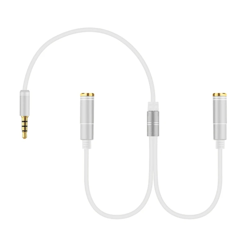 SZ Sound Splitter Cable with Inlines Control Double 3.5mm Jacks Double Headphone  Adapter for Multiple Device Connection